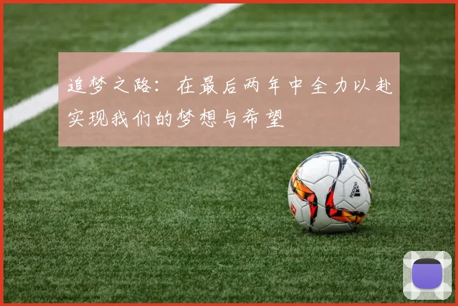 追梦之路：在最后两年中全力以赴实现我们的梦想与希望